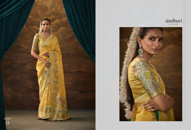 Sindhuri Sakhi By Kimora Paithani Wedding Sarees Catalog